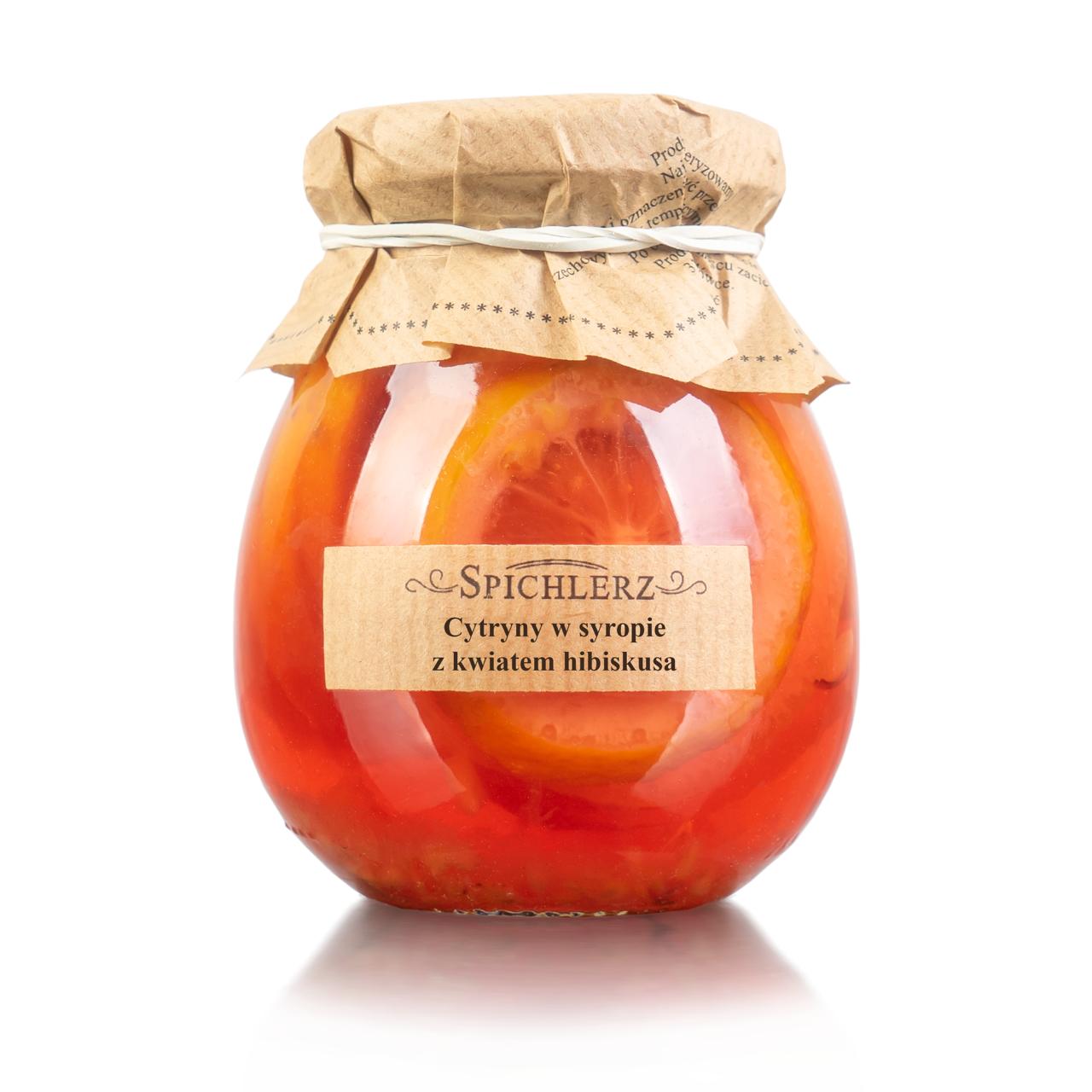 Cytryna w syropie z kwiatem hibiskusa 260g